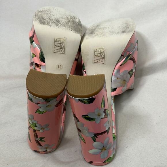 JEFFREY CAMBELL FLORAL HIGH HEEL SANDALS SIZE 11‎ - Picture 4 of 5